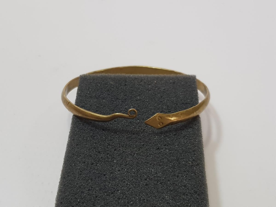 OSMANLI DÖNEMİ YILAN FORMLU RUM İŞİ PAZUBEND