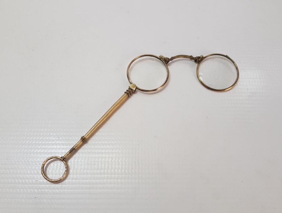 OSMANLI DÖNEMİ ALTIN KAPLAMA OKUMA GÖZLÜĞÜ - OPERA GÖZLÜĞÜ