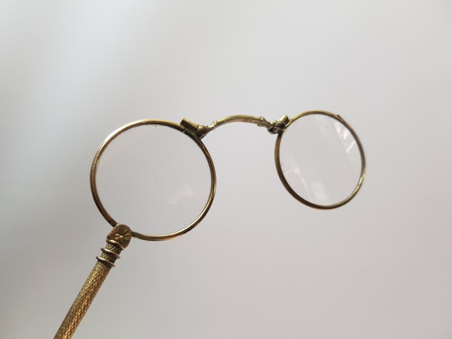 OSMANLI DÖNEMİ ALTIN KAPLAMA OKUMA GÖZLÜĞÜ - OPERA GÖZLÜĞÜ