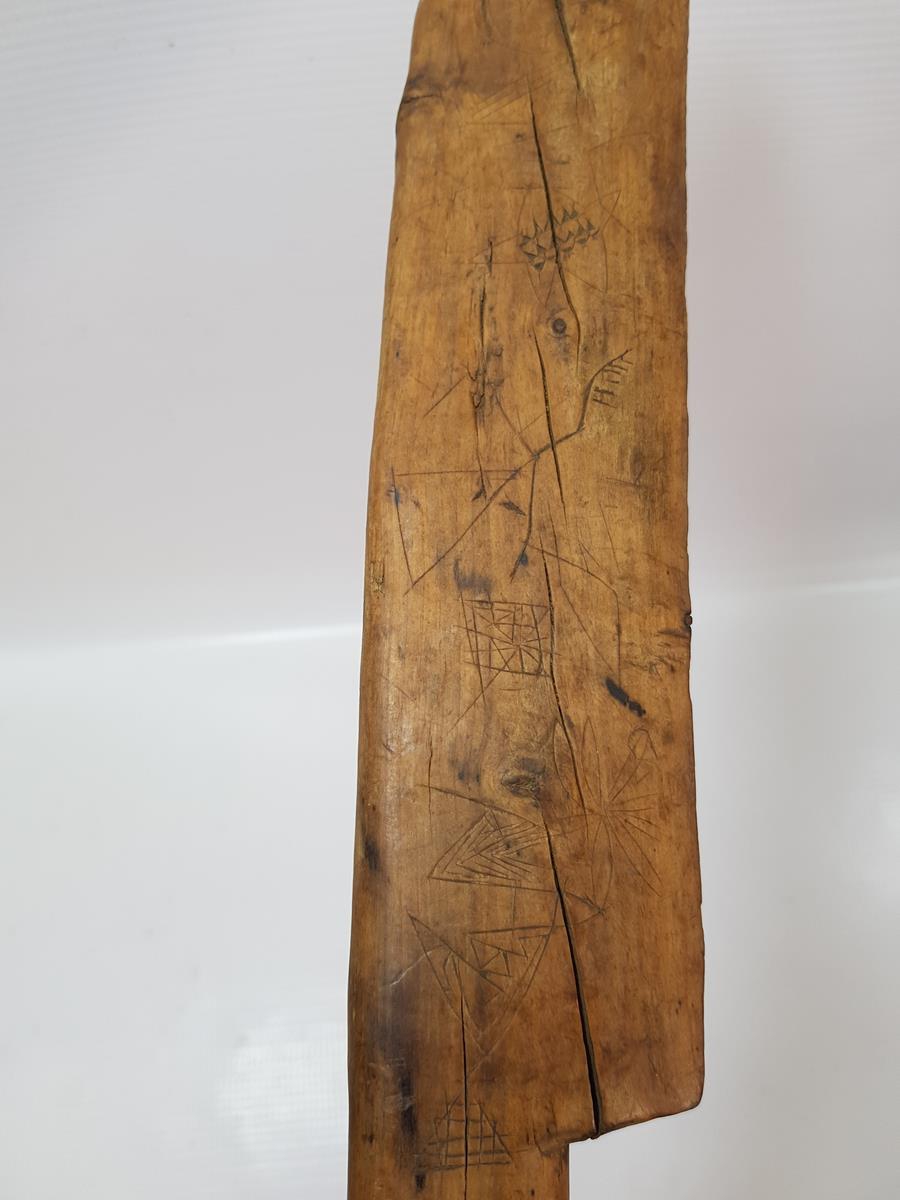 OSMANLI DÖNEMİ AHŞAP HALI TOKMAĞI