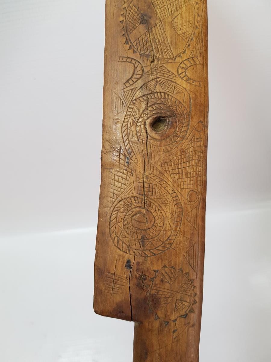 OSMANLI DÖNEMİ AHŞAP HALI TOKMAĞI