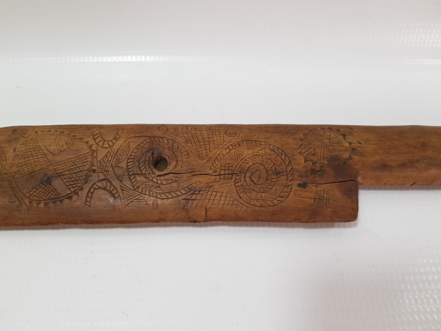 OSMANLI DÖNEMİ AHŞAP HALI TOKMAĞI