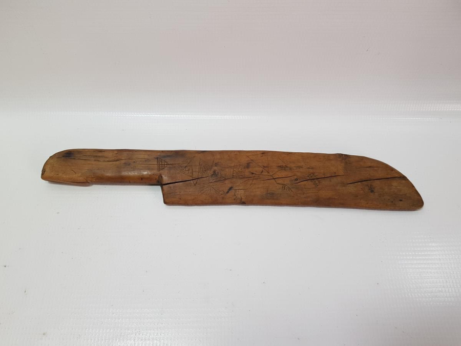 OSMANLI DÖNEMİ AHŞAP HALI TOKMAĞI