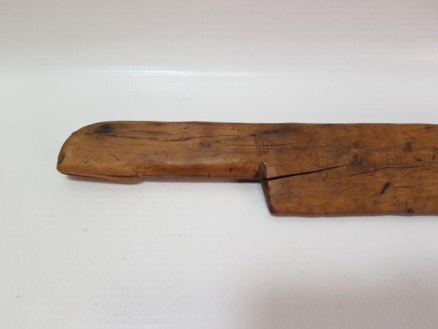 OSMANLI DÖNEMİ AHŞAP HALI TOKMAĞI