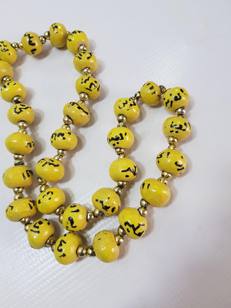 OSMANLI DÖNEMİ TEKKE İŞİ KÜTAHYA SERAMİK TESPİH