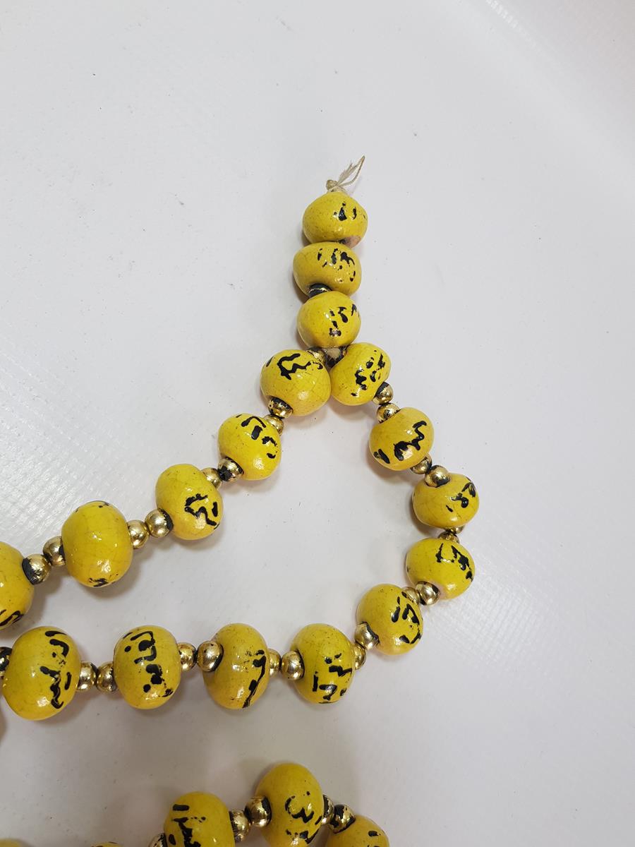 OSMANLI DÖNEMİ TEKKE İŞİ KÜTAHYA SERAMİK TESPİH