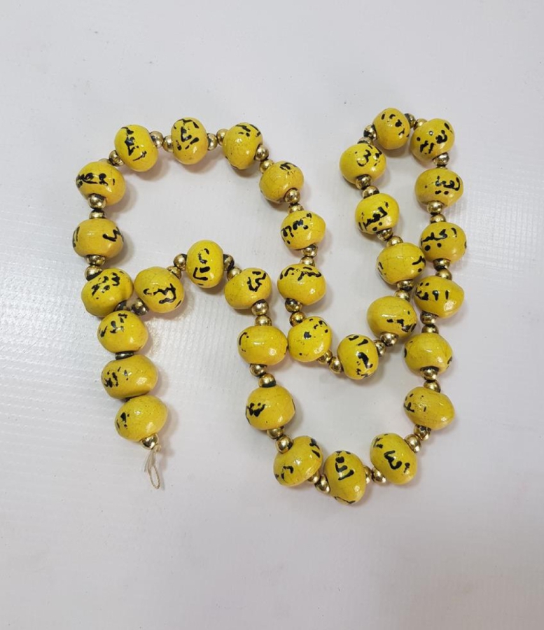 OSMANLI DÖNEMİ TEKKE İŞİ KÜTAHYA SERAMİK TESPİH