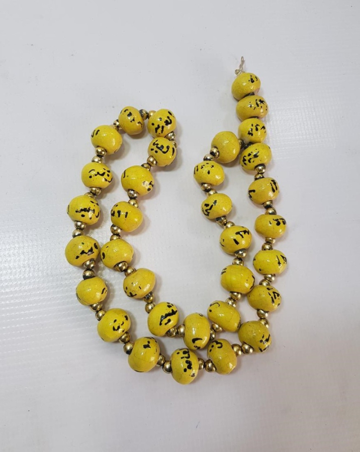 OSMANLI DÖNEMİ TEKKE İŞİ KÜTAHYA SERAMİK TESPİH