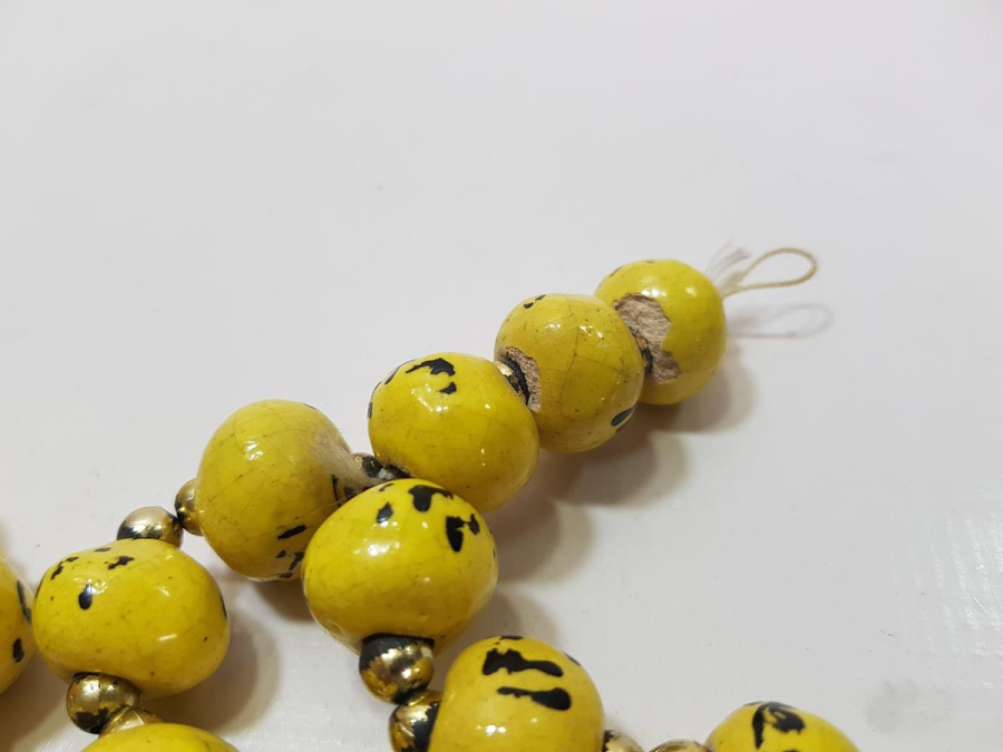 OSMANLI DÖNEMİ TEKKE İŞİ KÜTAHYA SERAMİK TESPİH