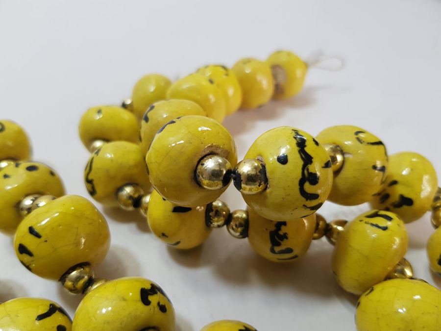 OSMANLI DÖNEMİ TEKKE İŞİ KÜTAHYA SERAMİK TESPİH