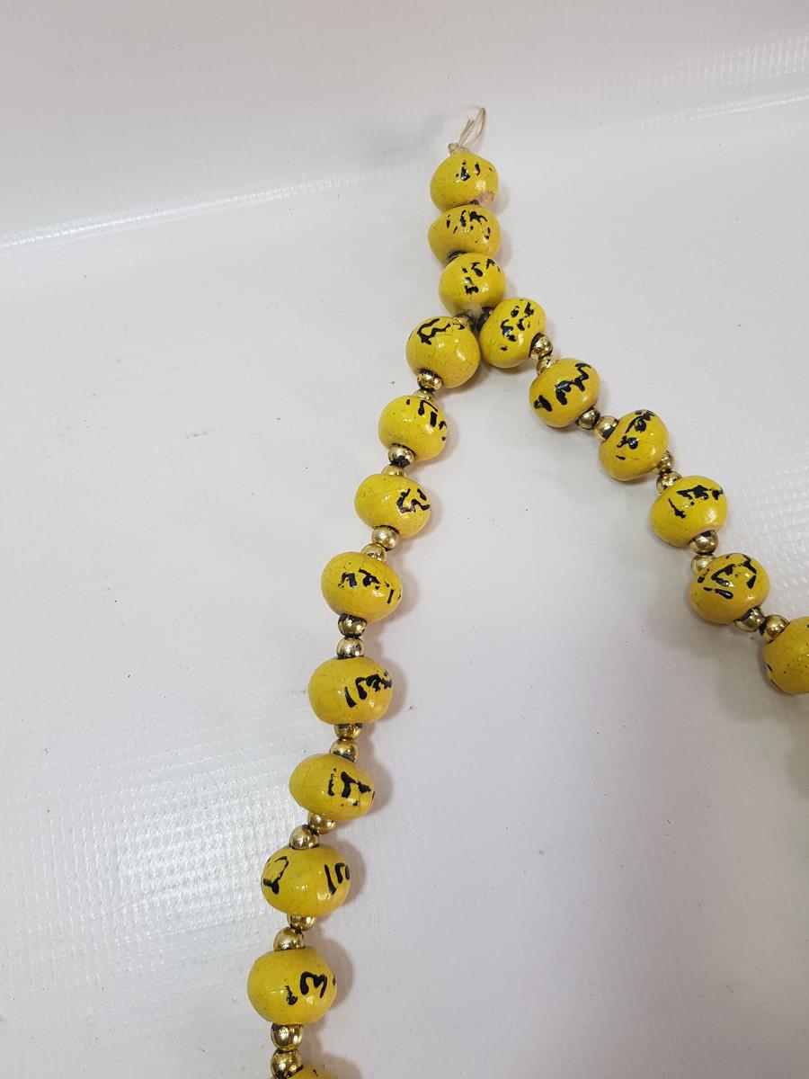 OSMANLI DÖNEMİ TEKKE İŞİ KÜTAHYA SERAMİK TESPİH