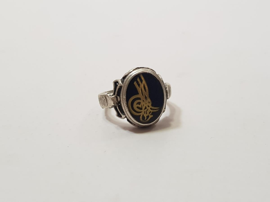 OSMANLI TUĞRALI GÜMÜŞ YÜZÜK