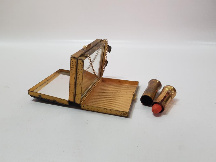 OSMANLI DÖNEMİ LEVANTEN İŞİ RUJLU PUDRİYER KUTUSU