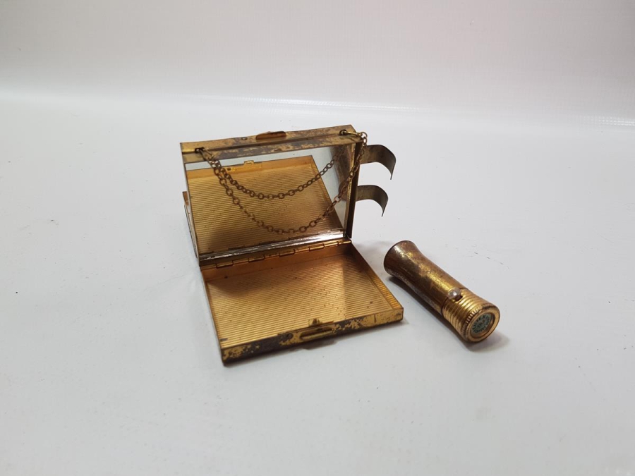 OSMANLI DÖNEMİ LEVANTEN İŞİ RUJLU PUDRİYER KUTUSU