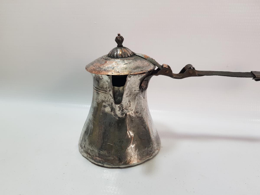 OSMANLI DÖNEMİ TEKKE İŞİ BAKIR KAHVE CEZVESİ