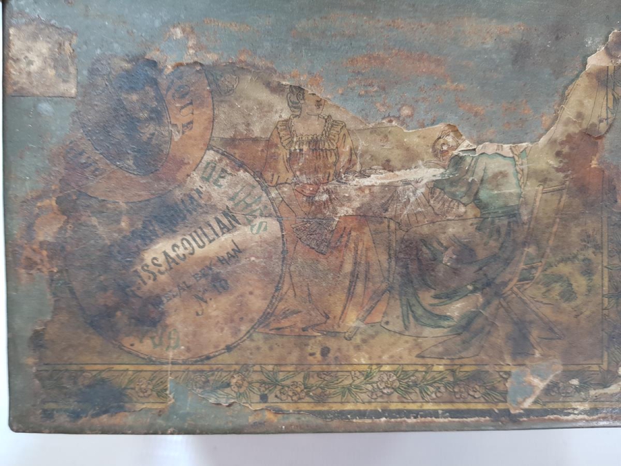 OSMANLI DEVLET ARMALI TENEKE KUTU