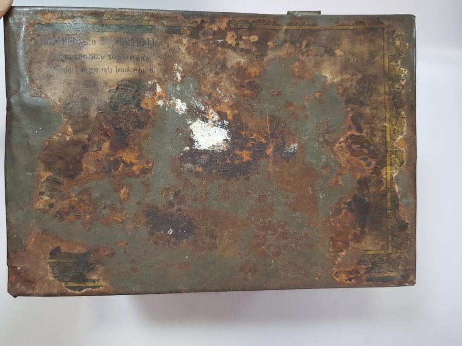 OSMANLI DEVLET ARMALI TENEKE KUTU