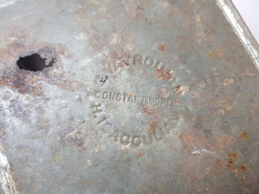 OSMANLI DEVLET ARMALI TENEKE KUTU