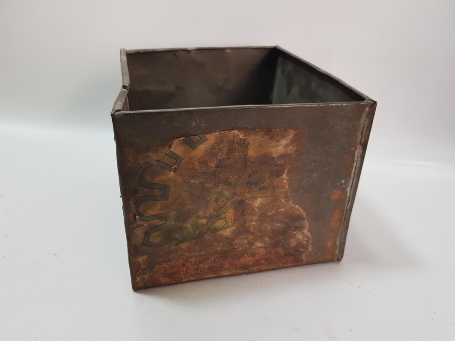 OSMANLI DEVLET ARMALI TENEKE KUTU