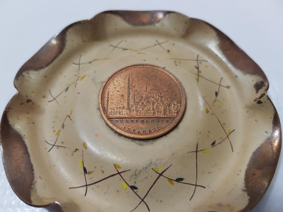 İSTANBUL SÜLEYMANİYE CAMİİ GÖRSELLİ BAKIR DUVAR TABAĞI