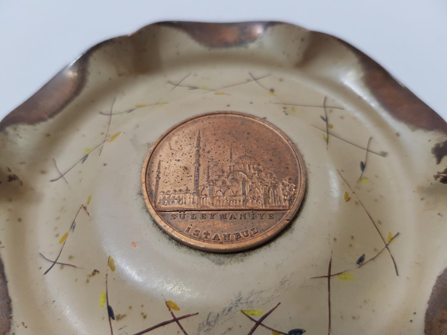 İSTANBUL SÜLEYMANİYE CAMİİ GÖRSELLİ BAKIR DUVAR TABAĞI