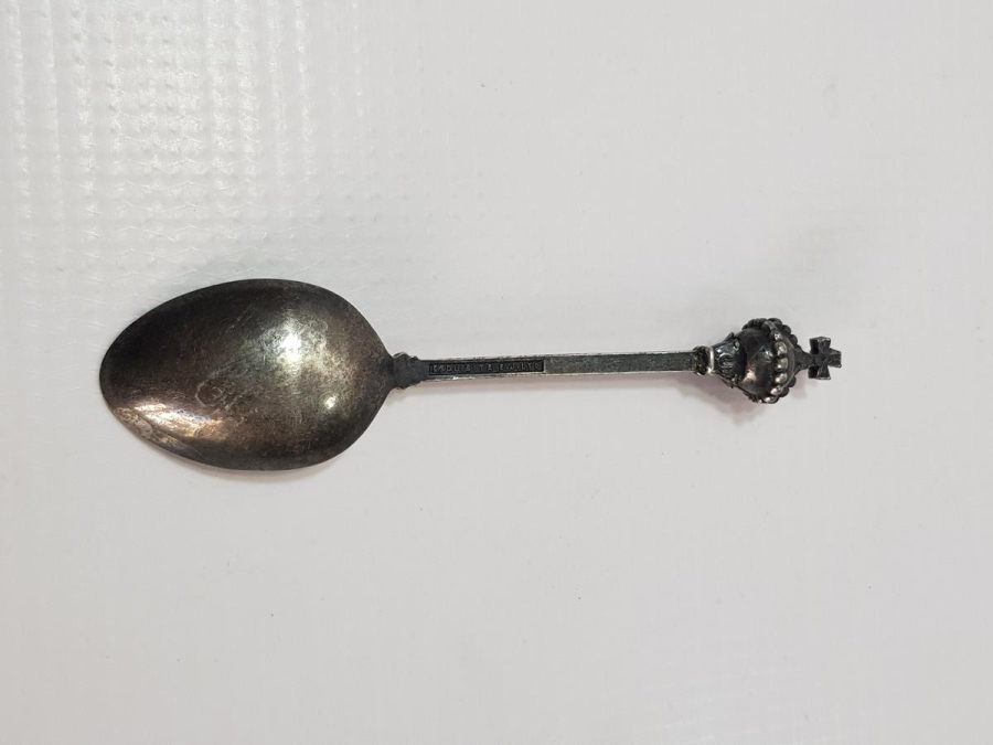 1977 KRALİÇE ELİZABET SİLVER JUBİLE HATIRASI GÜMÜŞ ÇAY KAŞIĞI