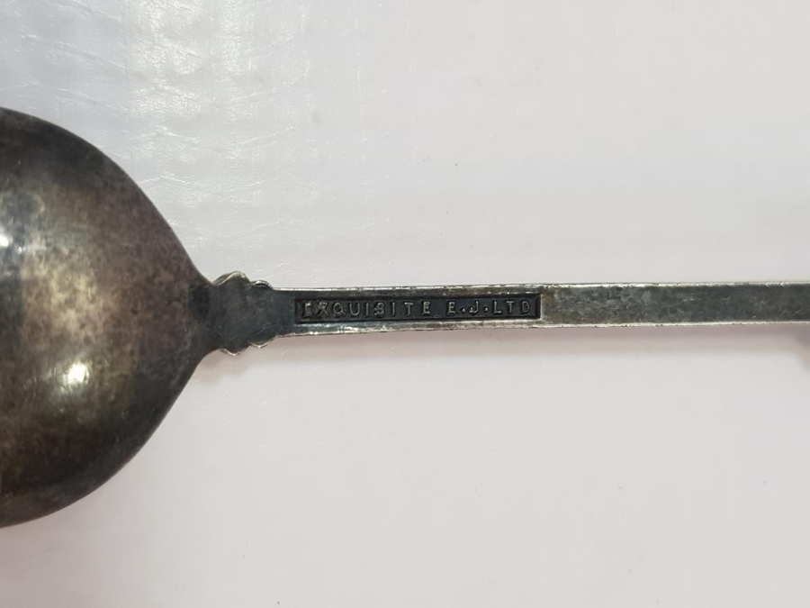 1977 KRALİÇE ELİZABET SİLVER JUBİLE HATIRASI GÜMÜŞ ÇAY KAŞIĞI