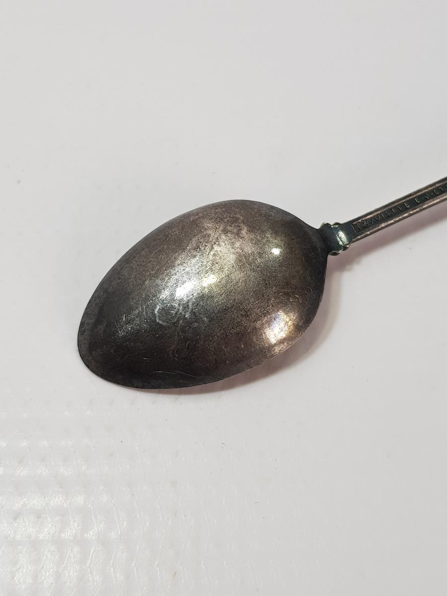 1977 KRALİÇE ELİZABET SİLVER JUBİLE HATIRASI GÜMÜŞ ÇAY KAŞIĞI