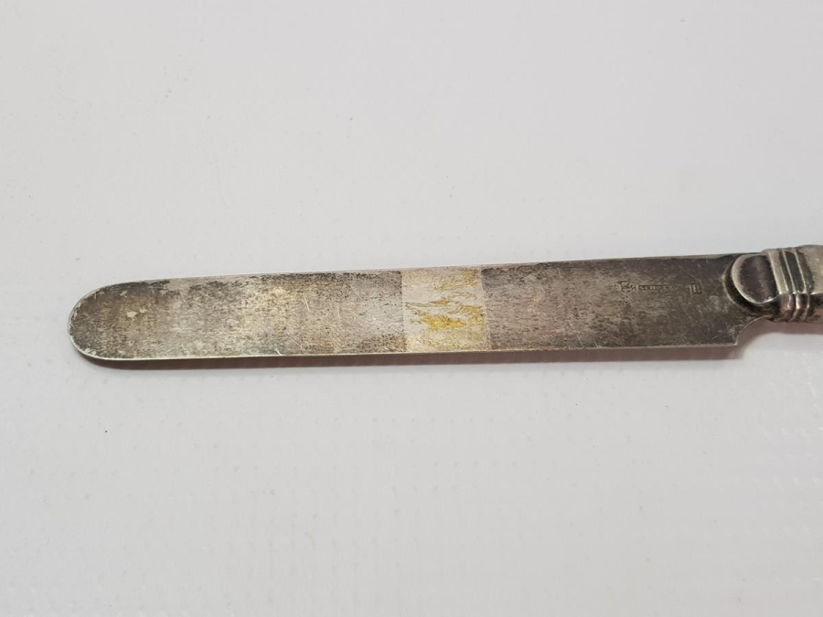 ANTİKA FİL DİŞİ SAPLI GÜMÜŞ MEYVE BIÇAĞI