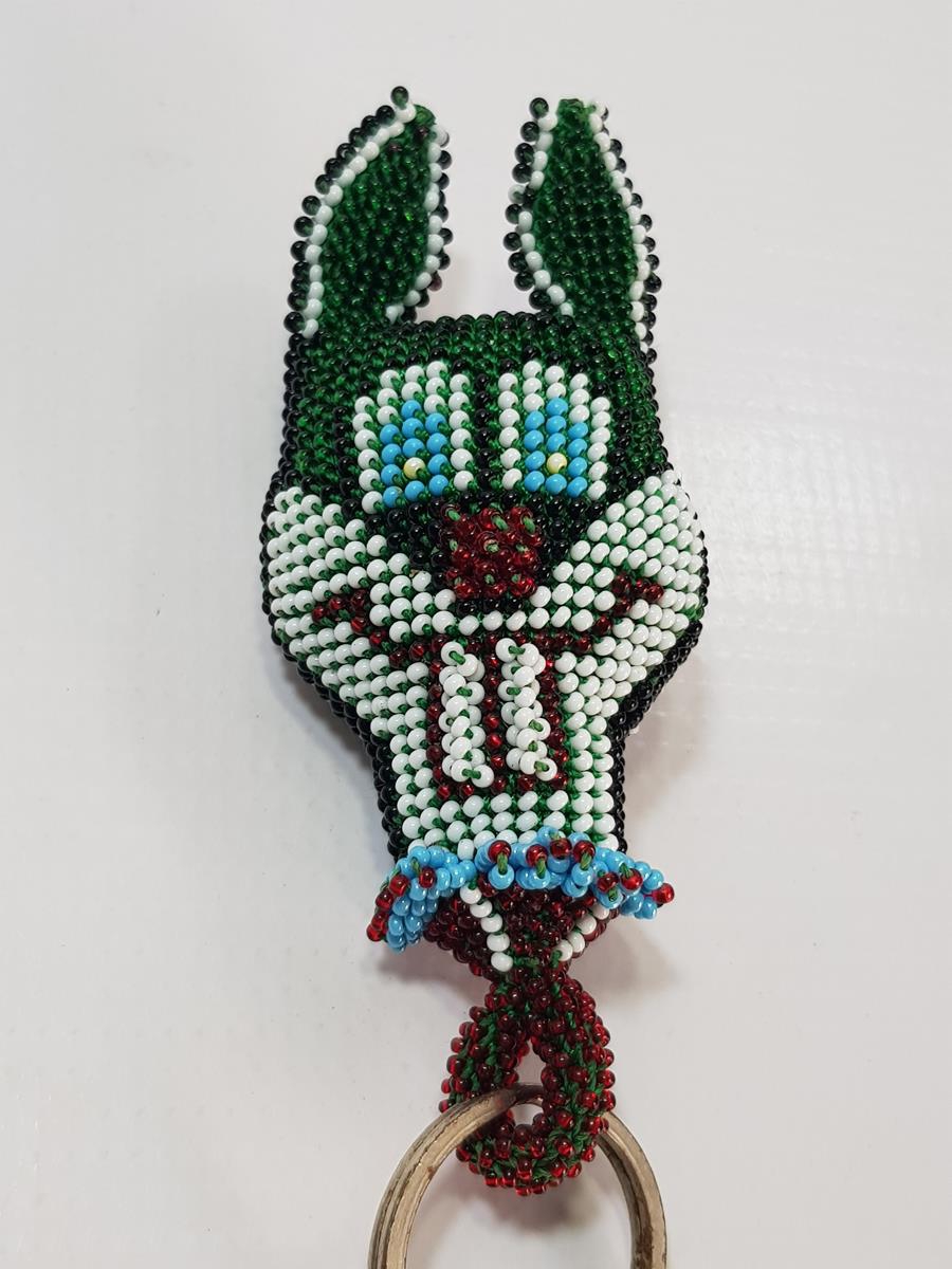 TAVŞAN FORMLU BONCUK İŞLEME ANAHTARLIK