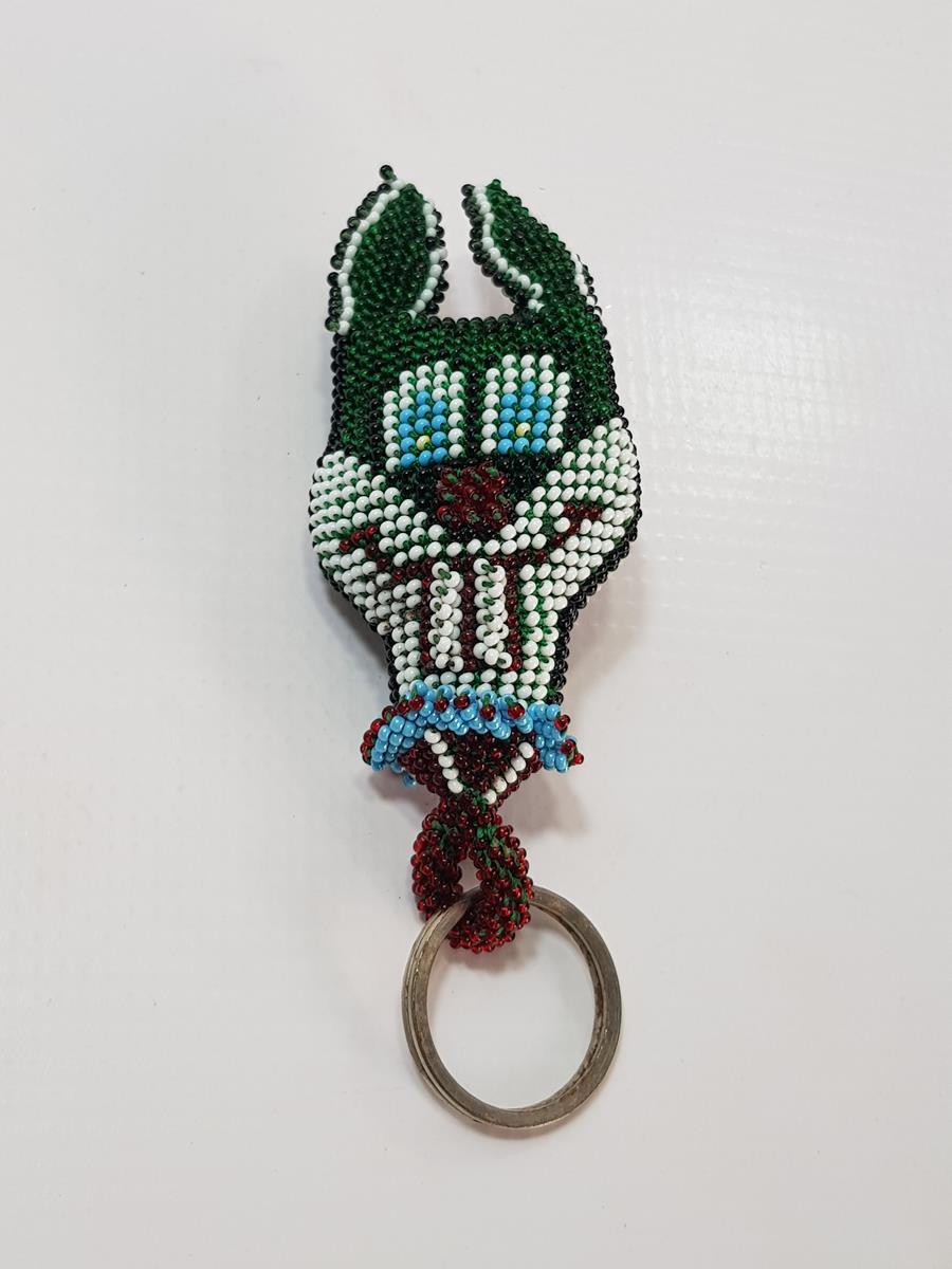 TAVŞAN FORMLU BONCUK İŞLEME ANAHTARLIK