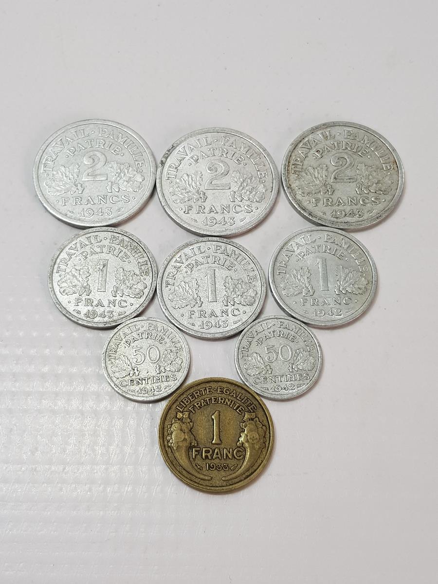 1930-1940 FRANSIZ MADENİ PARALARI