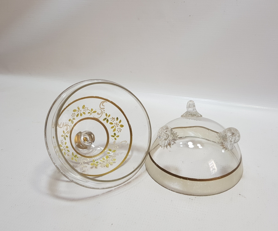 OSMANLI DÖNEMİ MİNELİ KRİSTAL ŞEKERLİK