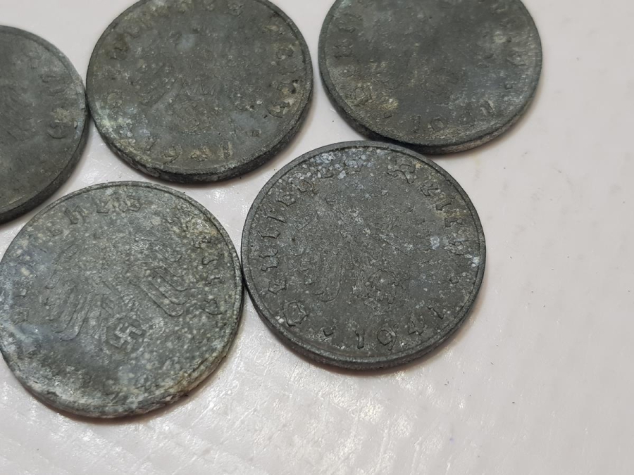 NAZİ ALMANYASI MADENİ PARA LOTU