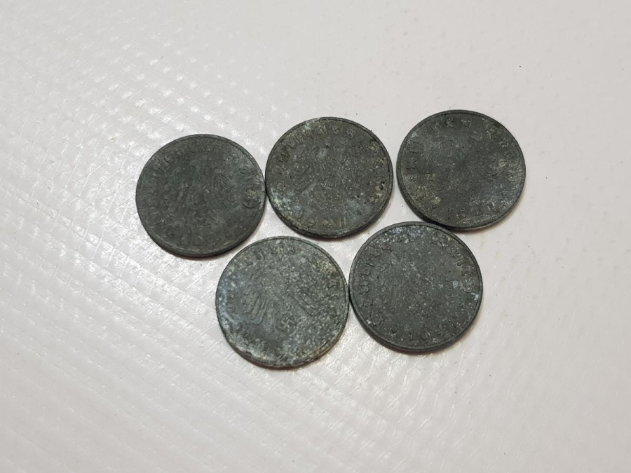 NAZİ ALMANYASI MADENİ PARA LOTU