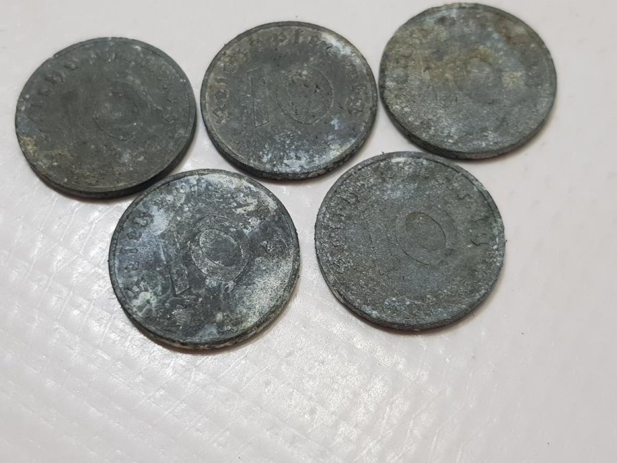 NAZİ ALMANYASI MADENİ PARA LOTU