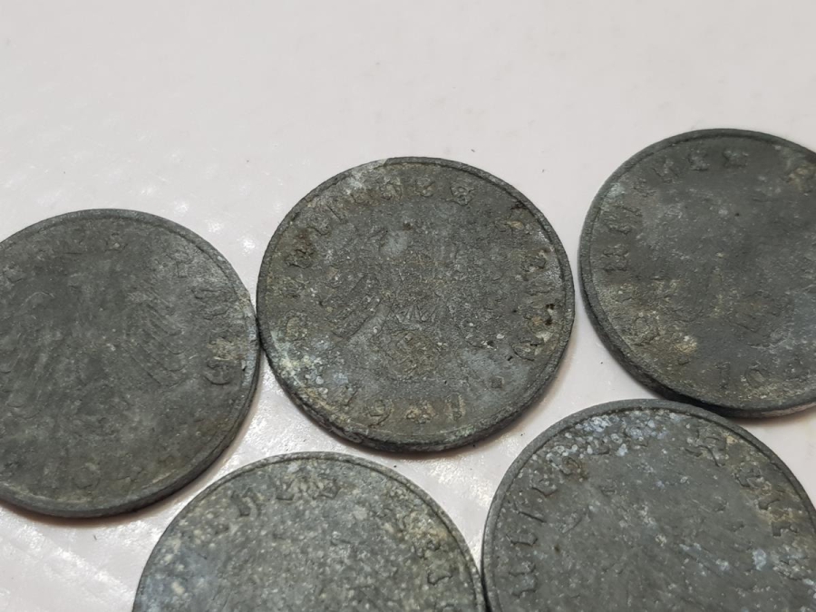 NAZİ ALMANYASI MADENİ PARA LOTU