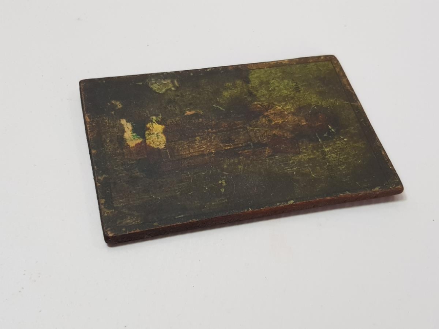 OSMANLI DÖNEMİ RUM İŞİ EL BOYAMA İKONA