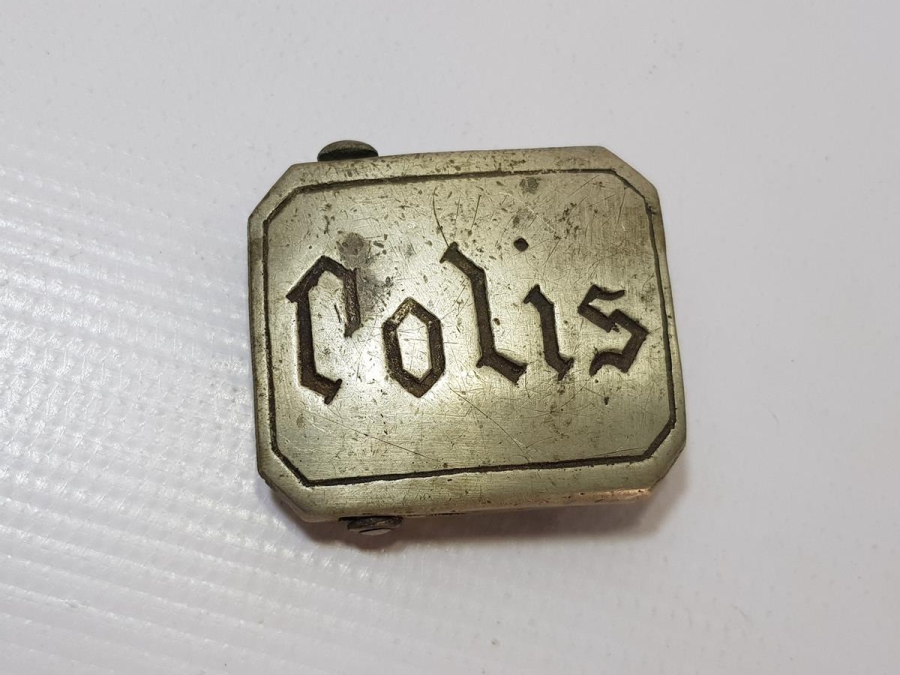 ANTİKA POLİS KEMER TOKASI