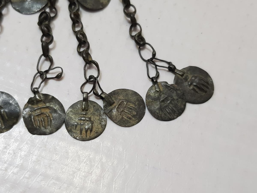 OSMANLI DÖNEMİ KAZ AYAĞI SALLAMALI DOĞAL TAŞLI FES SÜSÜ