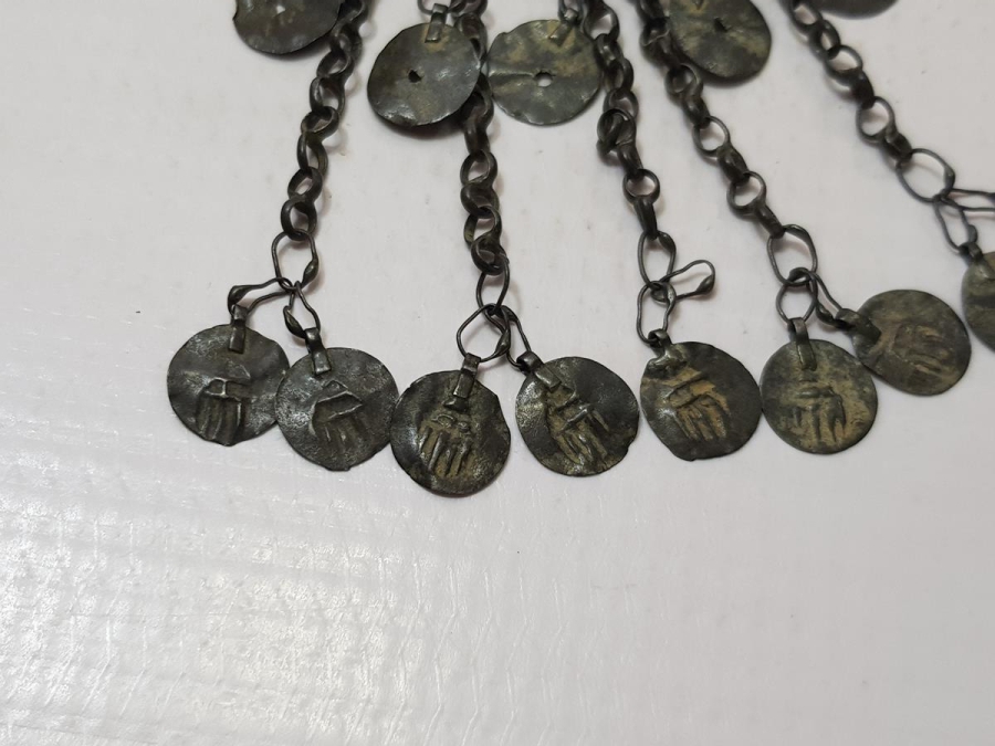 OSMANLI DÖNEMİ KAZ AYAĞI SALLAMALI DOĞAL TAŞLI FES SÜSÜ