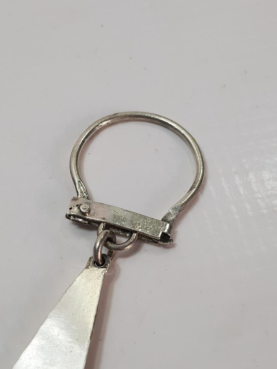 1900'S RUMCA YAZILI ALTIN VE GÜMÜŞ ANAHTARLIK