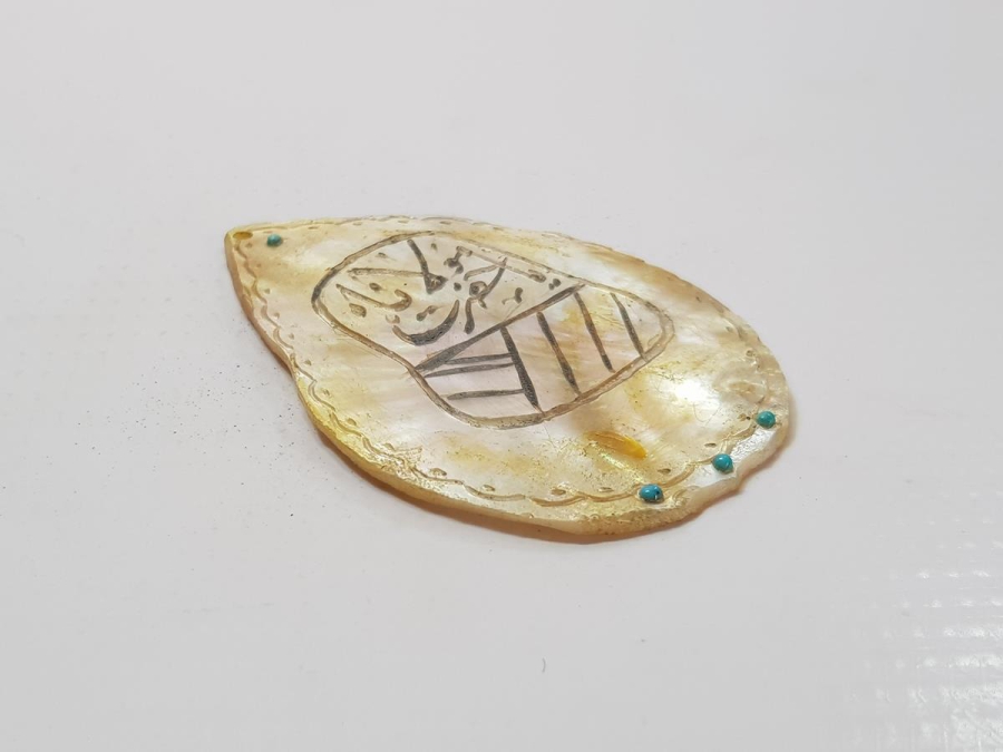 OSMANLI DÖNEMİ MEVLEVİ SİKKELİ SEDEF ARMUDİ KOLYE