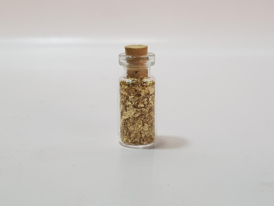 OSMANLI DÖNEMİ HATTATLARIN VARAK İŞLEMESİ İÇİN BİR ŞİŞE ALTIN TOZU