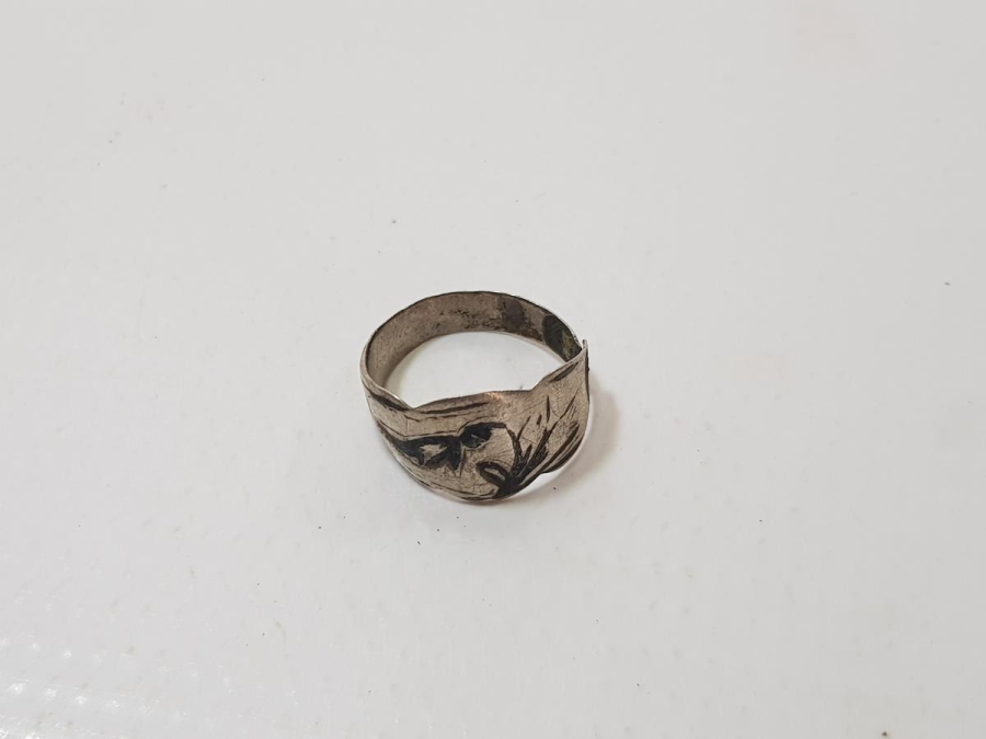 OSMANLI DÖNEMİ SAVATLI GÜMÜŞ YÜZÜK