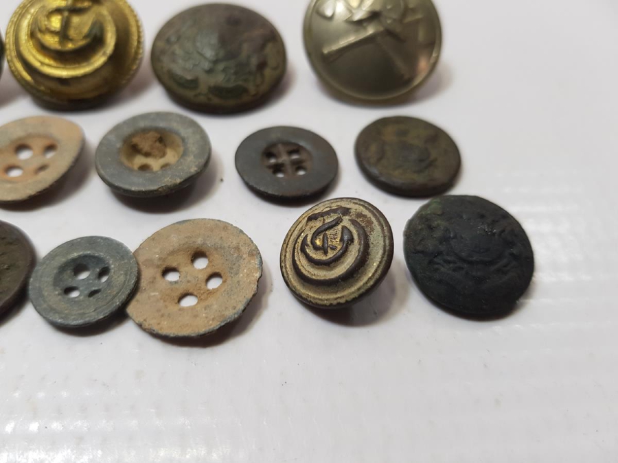 1. DÜNYA SAVAŞI ASKER VE SUBAY DÜĞMELERİ