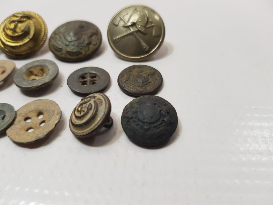 1. DÜNYA SAVAŞI ASKER VE SUBAY DÜĞMELERİ