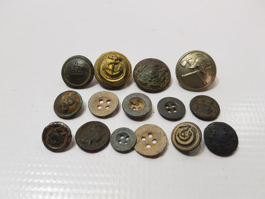 1. DÜNYA SAVAŞI ASKER VE SUBAY DÜĞMELERİ