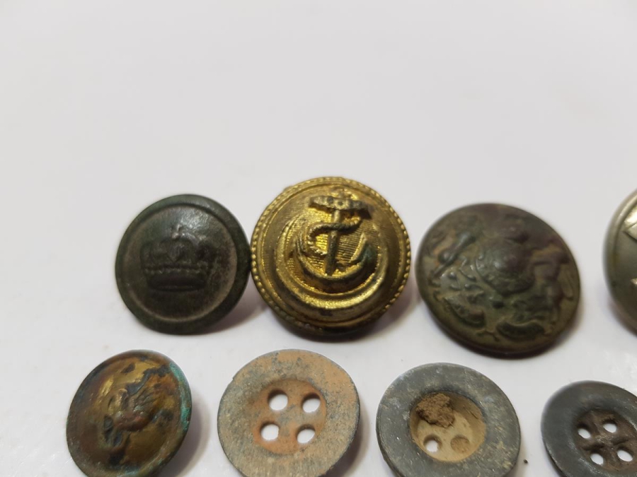 1. DÜNYA SAVAŞI ASKER VE SUBAY DÜĞMELERİ