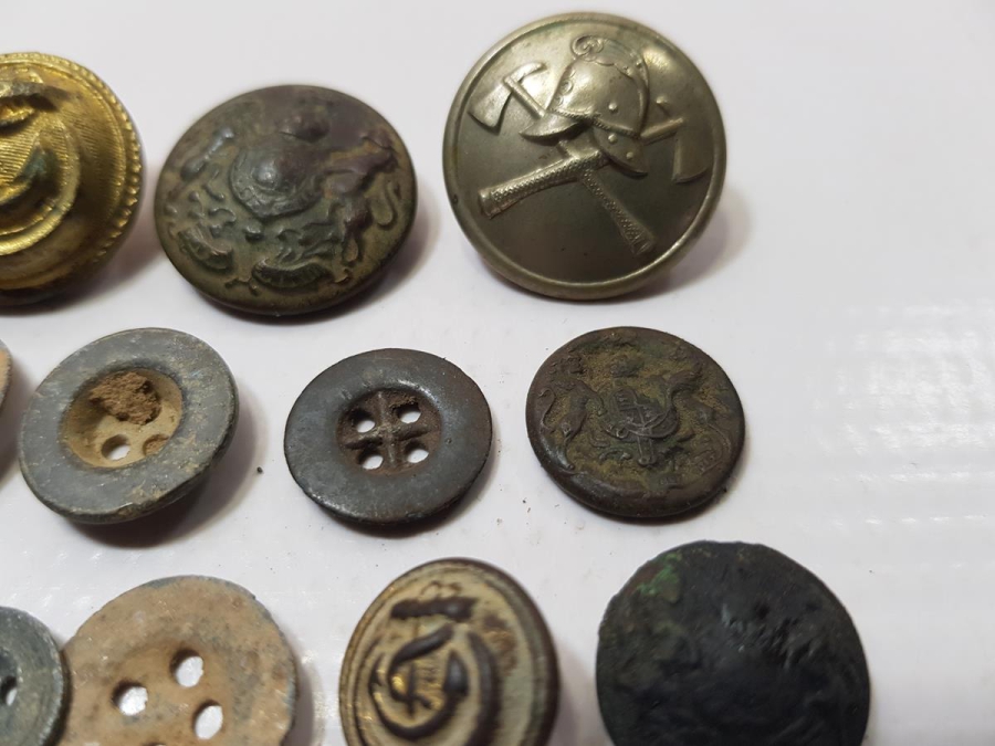 1. DÜNYA SAVAŞI ASKER VE SUBAY DÜĞMELERİ